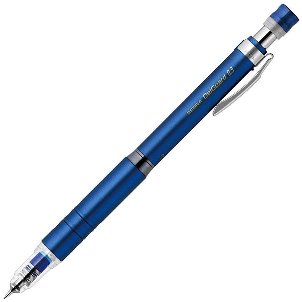 Zebra DelGuard Mechanical Pencil Type Lx 0.3 Blue P-MAS86-BL