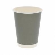 HEIKO Paper Cups for Ice or Hot Beverages 12 oz. Diameter 90mm Light Gray 50 Count 004535936