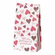 HEIKO Square-Bottom Bags Fancy Bag K6 Smoky Heart 50 Sheets