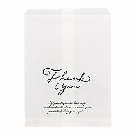 HEIKO Flat Bag Patterned Small Bag R Type R-2 Size Thank You 50 Sheets