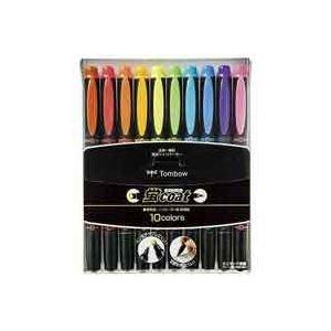 Tombow Pencil Fluorescent Pen Fluorescent Coat Twin Type (Strong Tip! Polymer-Coated Core) 10 Colors WA-TC10C