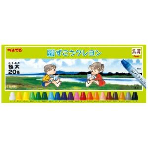 Pentel Crayon Zukou Crayon PTCG1-20 20 Colors