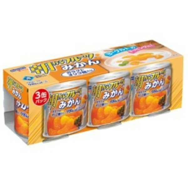 Hagoromo Foods Morning Fruit Mikan 190g 1 pack (3 cans)