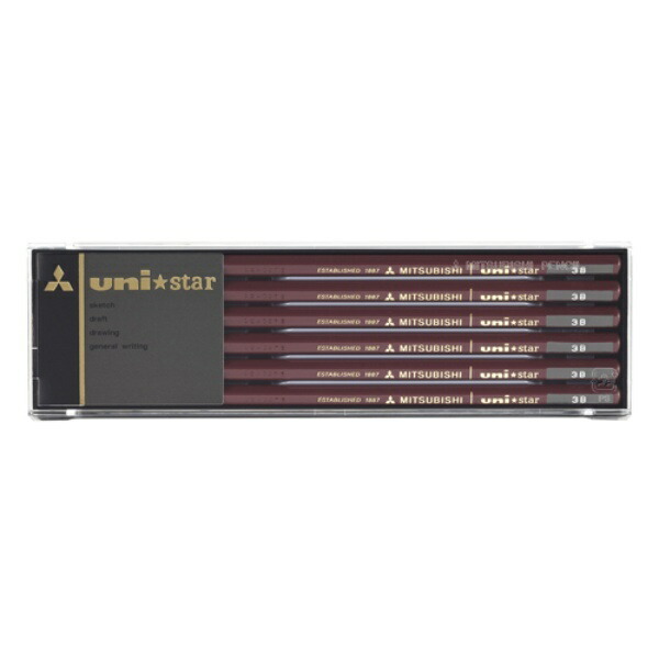 Mitsubishi Pencil Pencil Unistar 3B 1 Dozen US3B