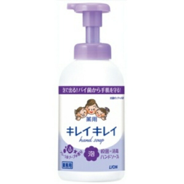 Lion Kirei Kirei Medicated Foaming Hand Soap Floral Soap Scent 550ml Bottle 1 Unit