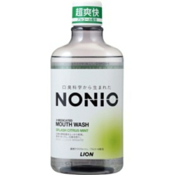 LION NONIO Mouthwash Splash Citrus Mint 600ml 1 bottle