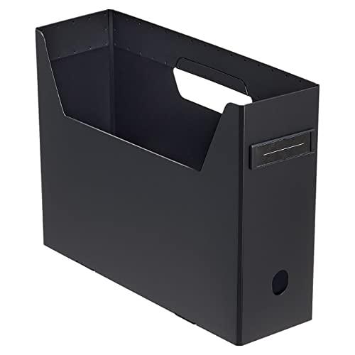 Rihitora Roomy Box File High Type A4 Black F291-24