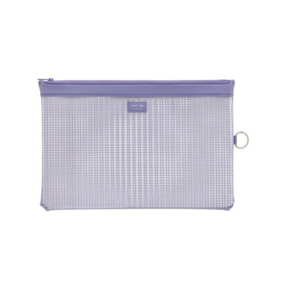 Rihitora Pouch Mesh Case Zipper Case A4S Blue Violet F246B