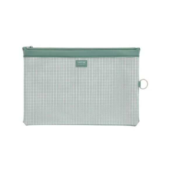 Rihitora Pouch Mesh Case Zipper Case A4S Olive F246Ori