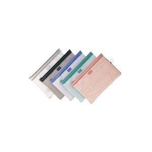 Rihitora Pouch Mesh Case Zipper Case A4S Off-White F246 White