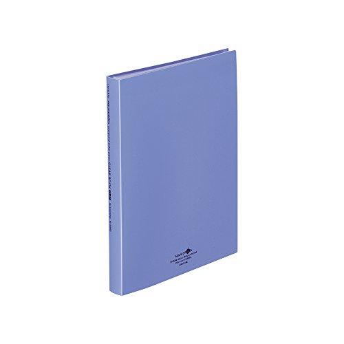 Rihitora Clear Book Flat A4 40-Pocket Blue N5063-8