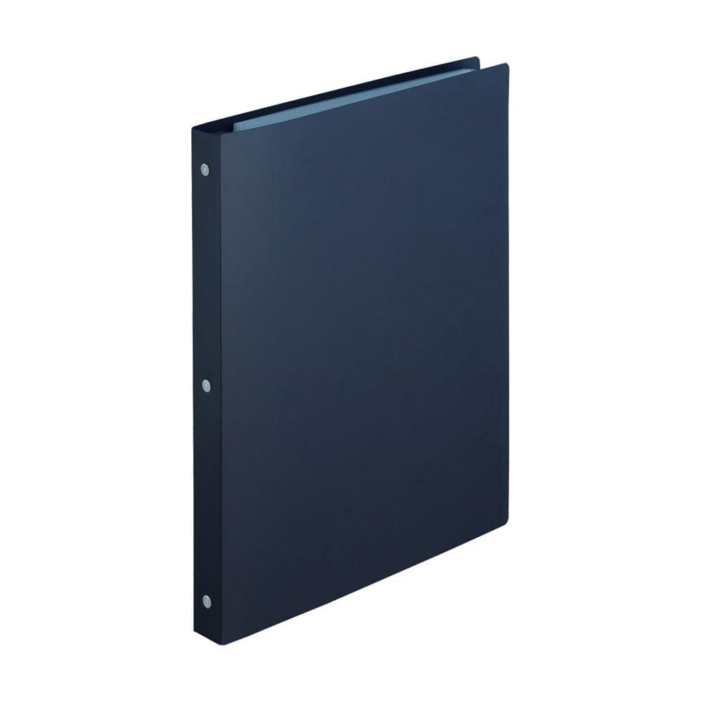Rihitora SELFANA Job Hunting File Clear Book Pocket Replacement Type Navy Black N7200-11