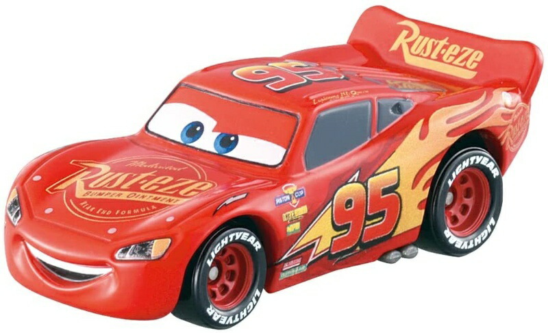 TAKARA TOMY Disney Cars Tomica C-21 Lightning McQueen (Cars 3 Standard Type) Mini Car Toy For Ages 3 and Up Boxed Toy Safety Standard Compliant ST Mark Certified TOMICA