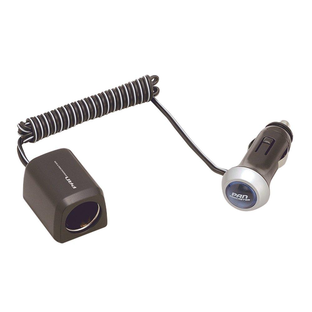 SEIWA Car Accessories Cigarette Lighter Socket Splitter Universal Socket 1 F124 USB Compatible Built-in Blue LED
