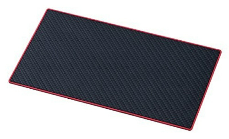 SEIWA Car Interior Storage Products Non-Slip Mat Anti-Slip Sheet Carbon Carbon Pattern Black W845