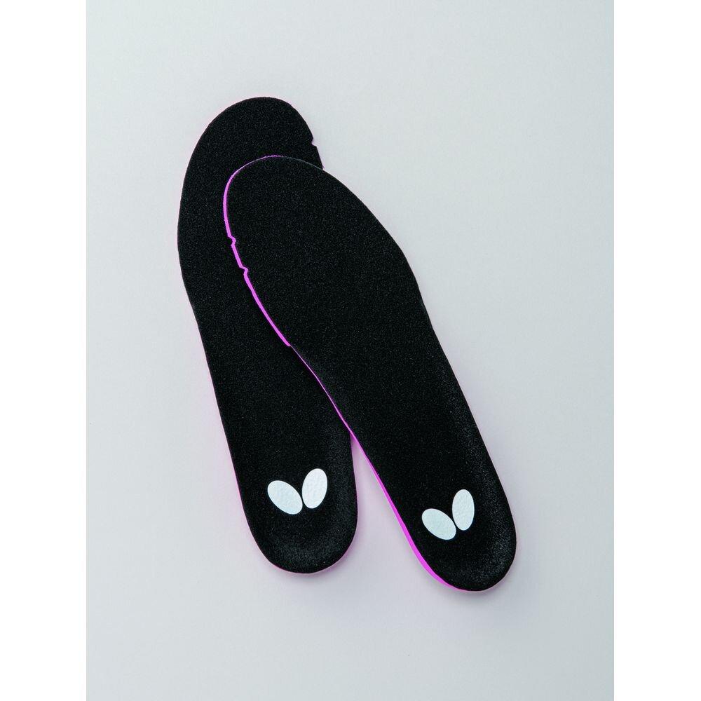 Butterfly Table Tennis Shoe Insoles Butterfly Insoles 2 Black M 76560