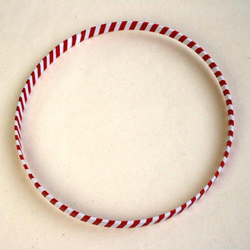 Panami Hanging Ornament Accessories Red and White Ring 25cm TR-8
