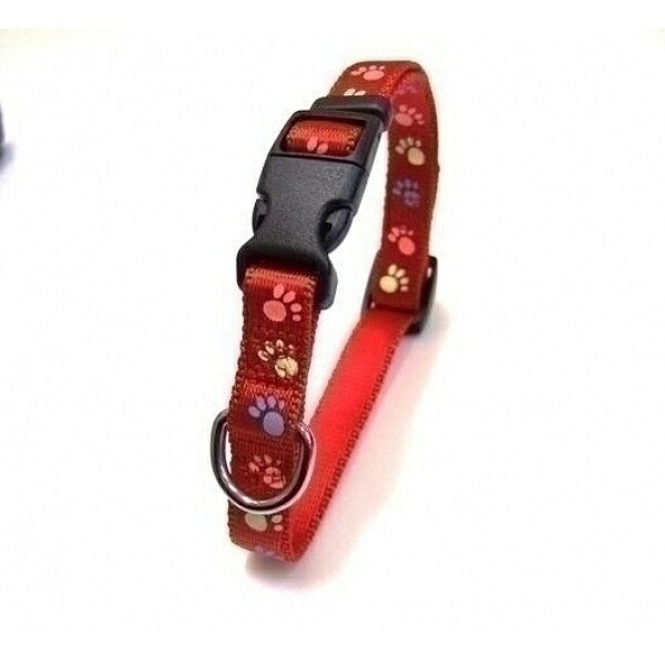 ONS Glow-in-the-Dark Foot Collar #15 Red (Small Dog Collar)