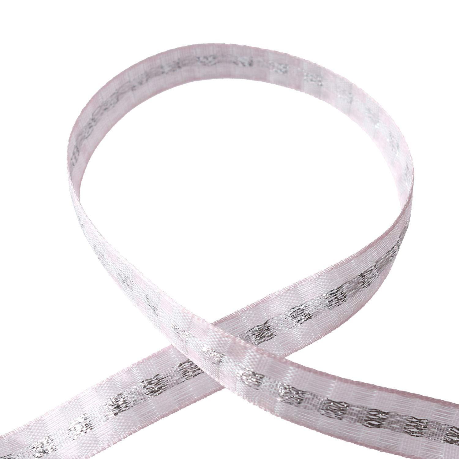 Blanc de Core Ribbon Crystal Check No.1010-51 10mm × 15m