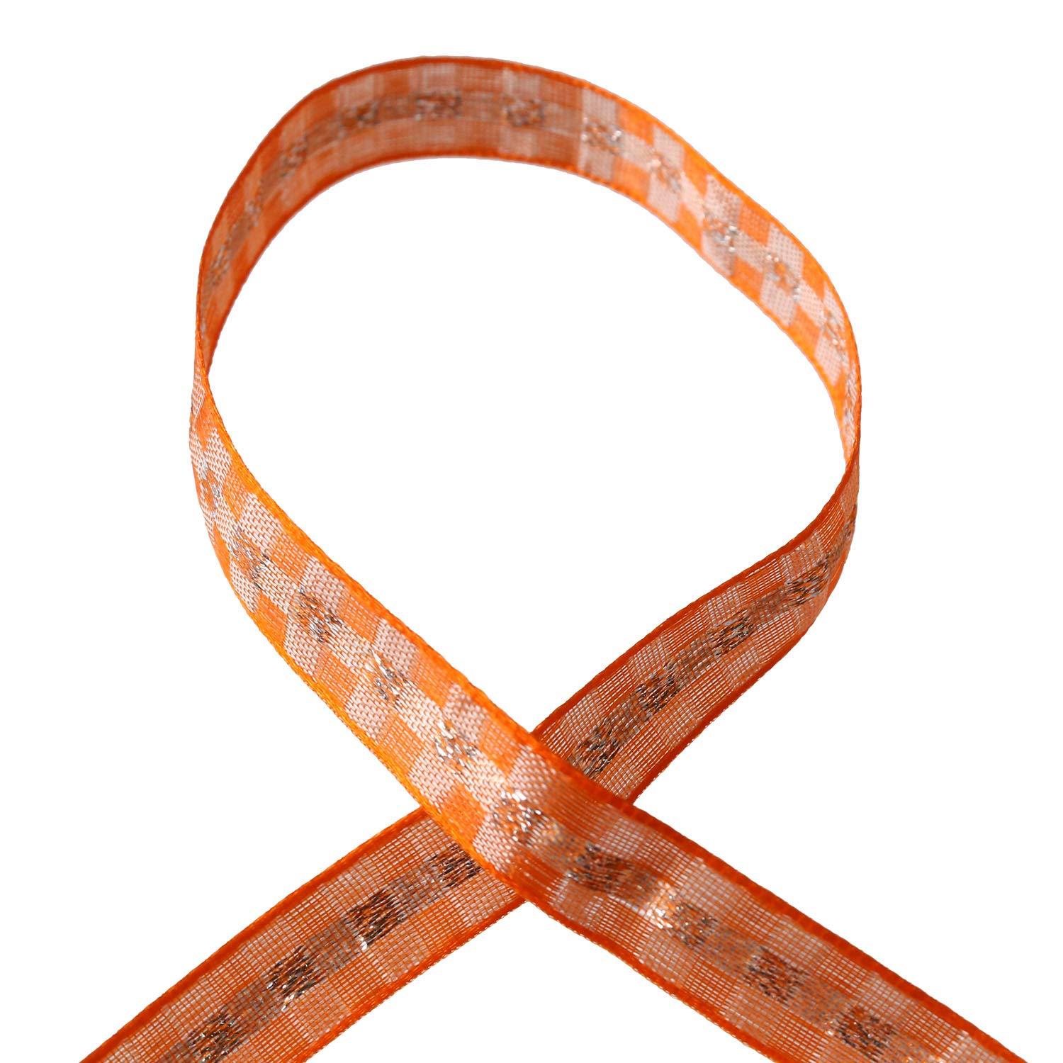 Blanc de Core Ribbon Crystal Check No.1010-88 10mm × 15m