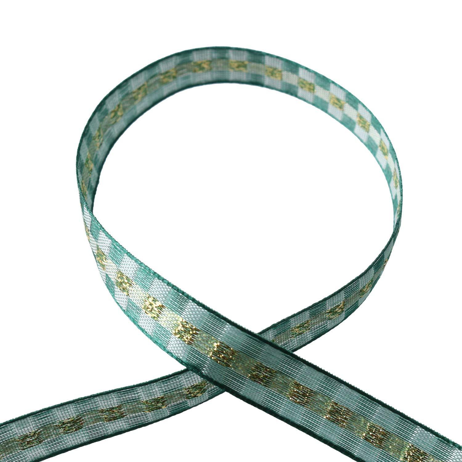 Crystal Check Ribbon