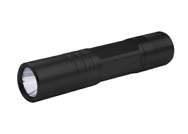 Top LED Light Aluminum Bicycle Light Black Bicycle Headlight Lightweight Uses AA Batteries