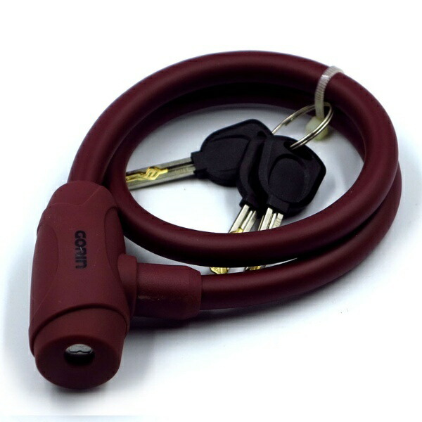GORIN Wire Lock G227W φ12×600mm Red (BN)