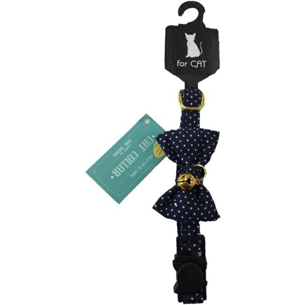 Kobe Workshop Cat Collar Dot Navy