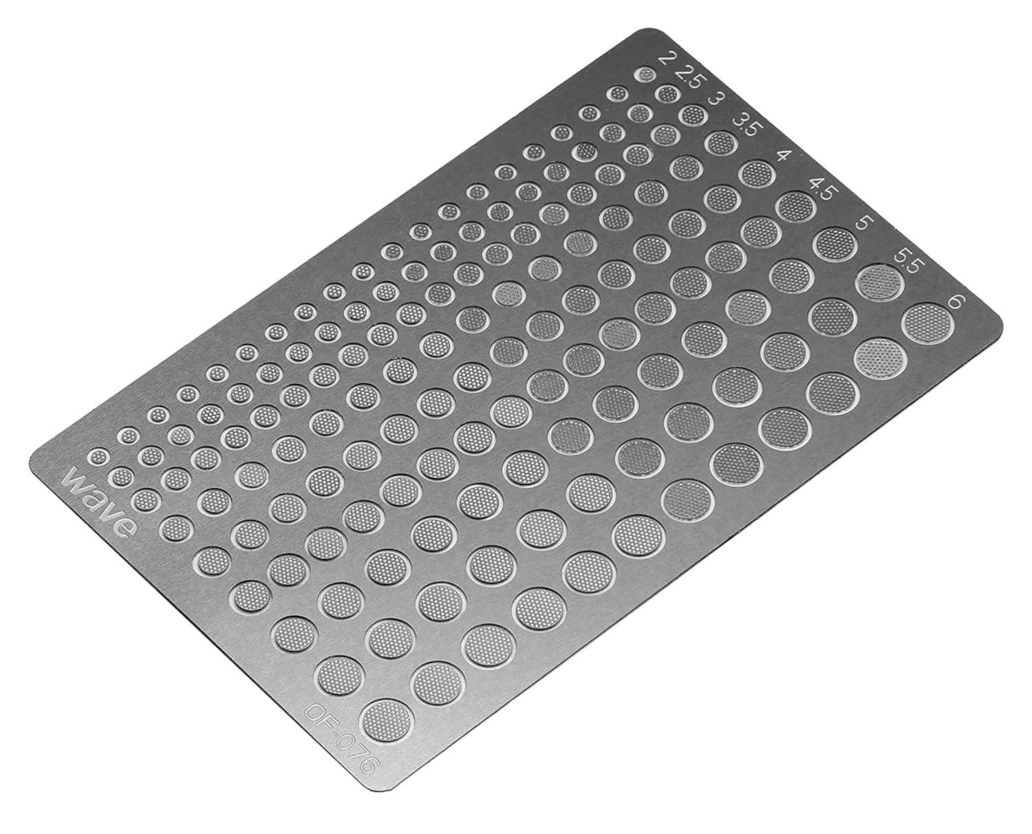 Wave Finish Products Series Basic Etching Round 6 Plastic Model Parts OF-076