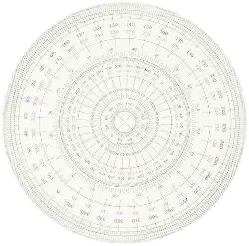 Uchida Full Circle Protractor 15cm 1-822-0001