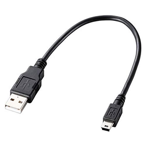 ELECOM USB Cable USB 2.0 (USB Type-A Male to miniB Male) torne Compatible PlayStation Compatible Black U2C-GMM025BK [video game]