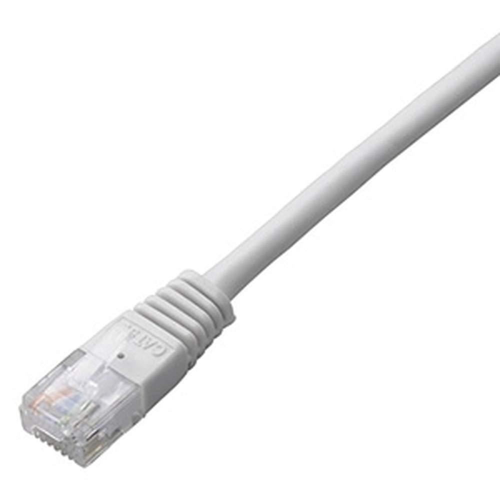 ELECOM LAN Cable CAT5E Standard Type Twisted Pair Straight 1m White LD-CTN/WH1