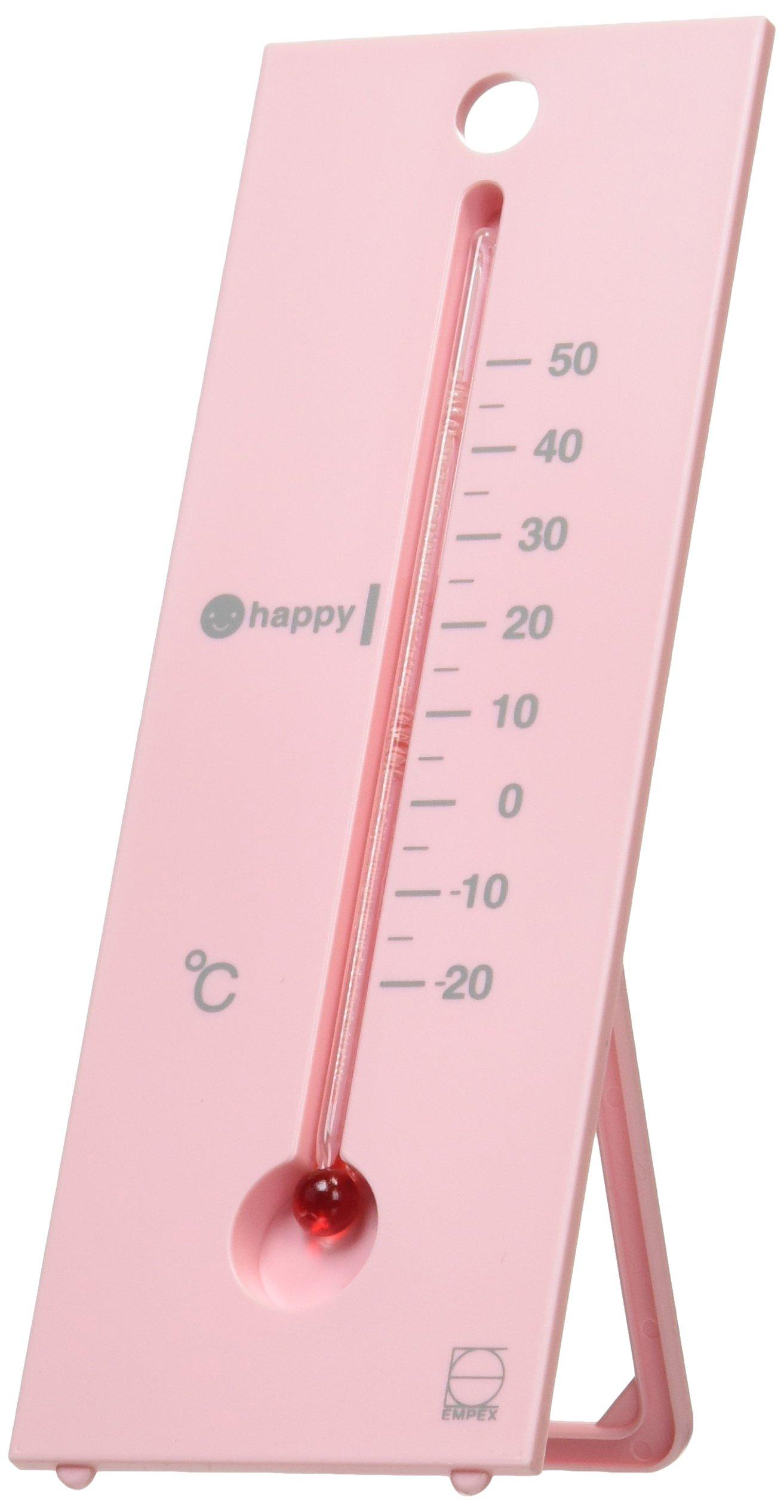 EMPEX Thermometer Rivi Thermometer Desk/Wall Mount LV-4705 Light Pink