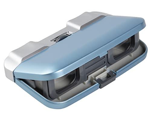 Kenko Binoculars Pliant Opera Glasses 3×25 Slim 3x Magnification 25mm Objective Lens Thin Foldable Blue 417508