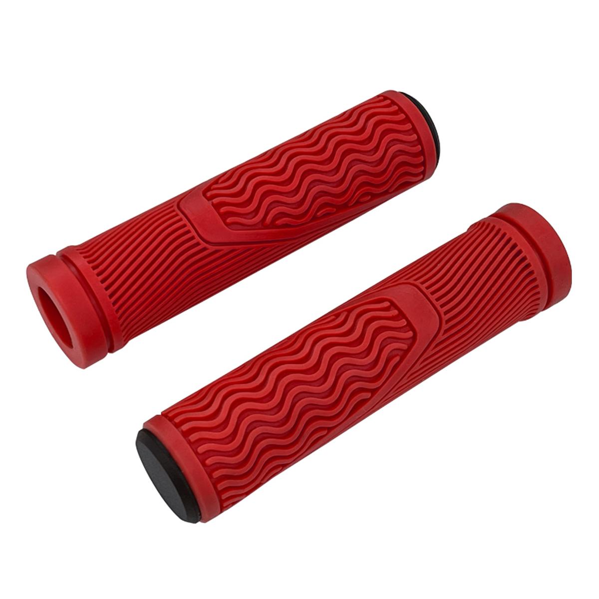 NOGUCHI Bicycle Grips [Comfy Grip] Left & Right Set, Red, Small