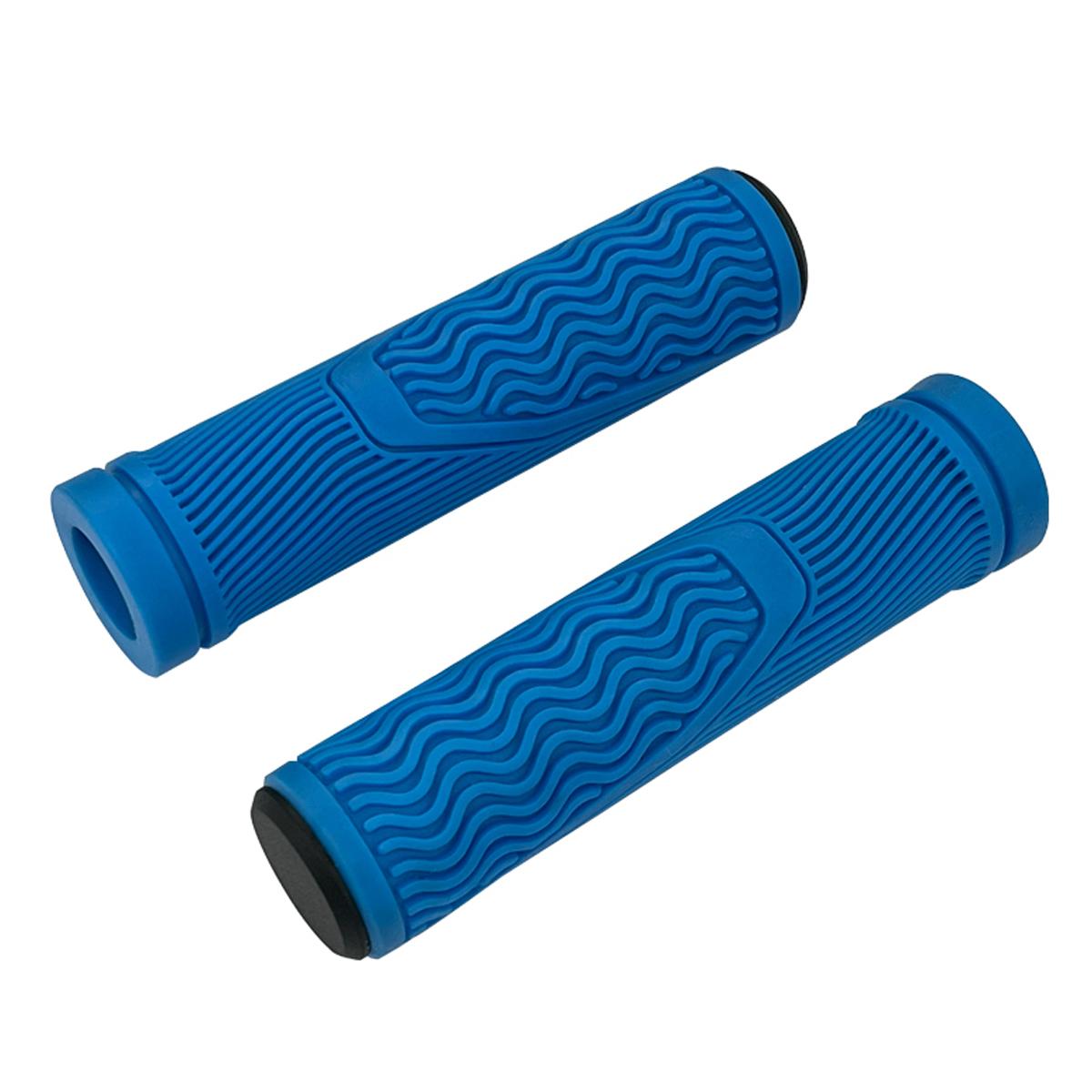 NOGUCHI Bicycle Grips [Comfy Grip] Left & Right Set, Blue, Small