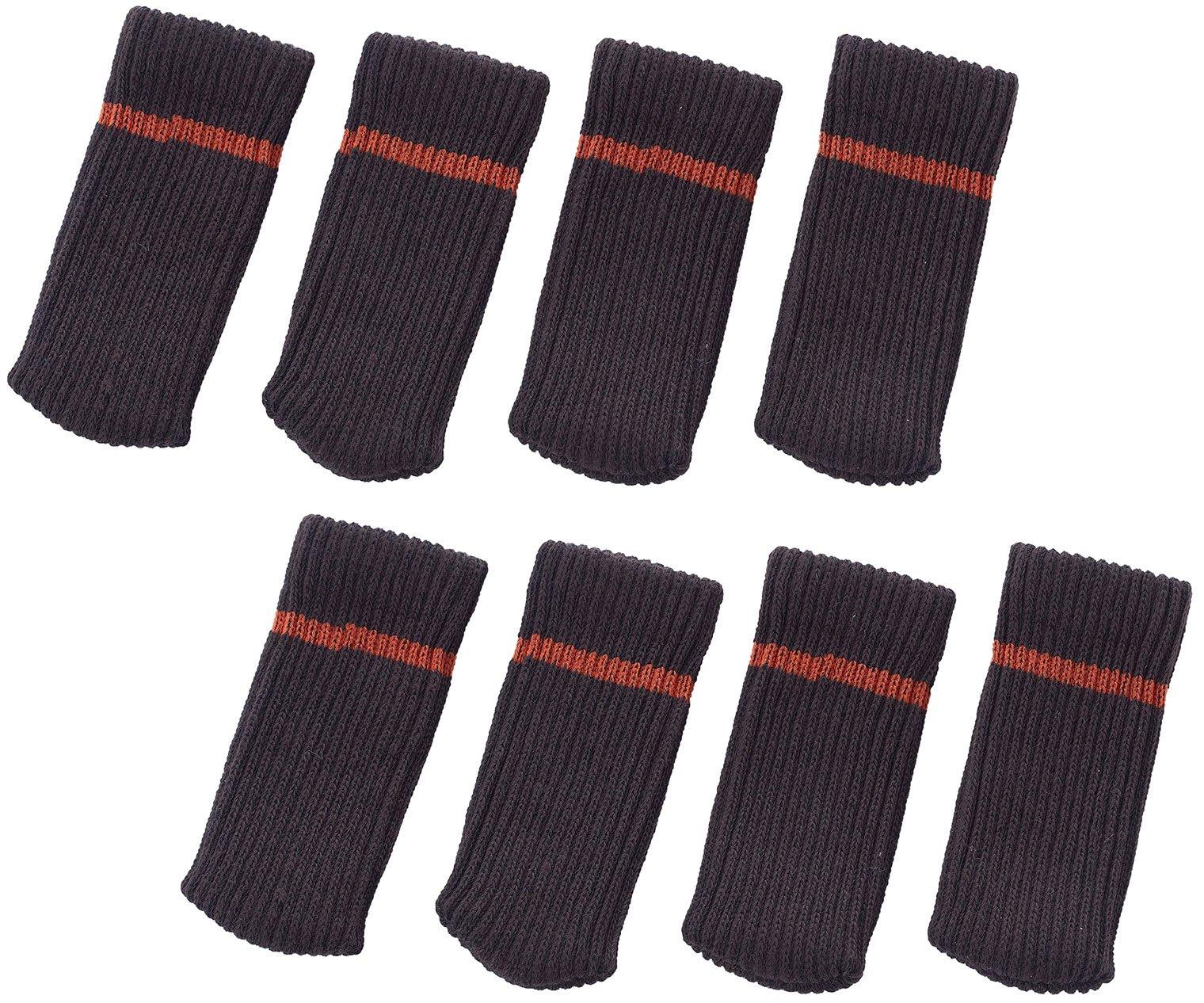 Smile Kids Non-Slip Chair Leg Covers (Set of 2) Brown AIC-06BR