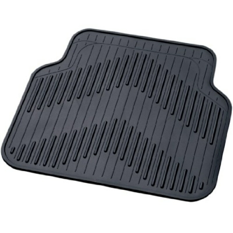 BONFORM Car Mat Arrow Next Standard Car Rear 1 Piece Waterproof Machine Washable Anti-Slip Treatment Free Cut 45x48x0.5cm Black 6277-08BK