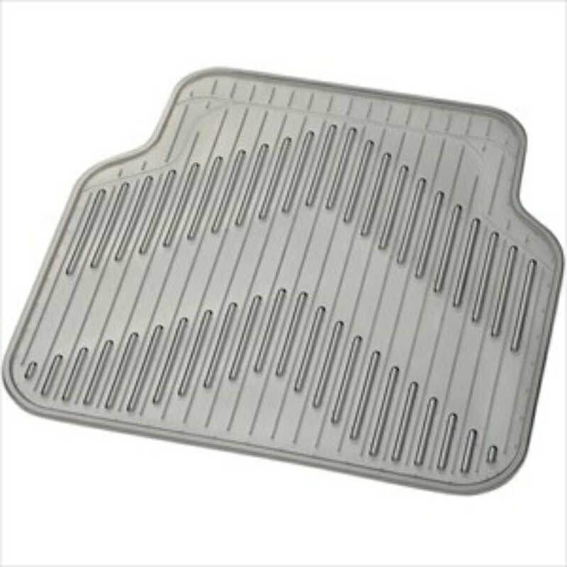 BONFORM Car Mat Arrow Next Standard Car Rear 1 Piece Waterproof Machine Washable Anti-Slip Treatment Free Cut 45x48x0.5cm Smoke 6277-08SM