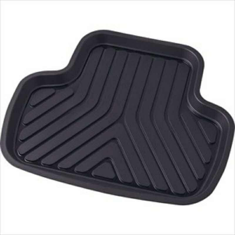BONFORM Car Mat 3D Prime for Light Vehicles Rear 1 Piece 3D Structure Catches Dirt Anti-Slip Treatment Machine Washable 48x41cm Black 6279-06BK