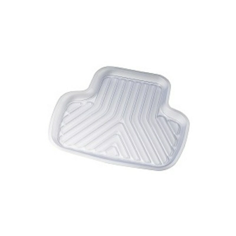 BONFORM Car Mat 3D Prime for Light Vehicles (Rear) 1 Piece 3D Structure Catches Dirt Anti-Slip Treatment Machine Washable 48x41cm Clear 6279-06CL