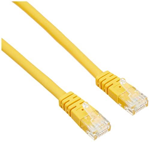 Sanwa Supply Enhanced Category 5 Single-Wire LAN Cable 1m Yellow KB-T5T-01YN