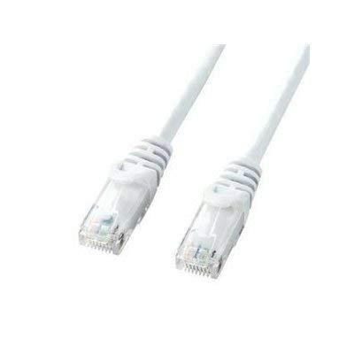 Sanwa Supply CAT6 LAN Cable (3m) UTP 1Gbps/250MHz RJ45 Snap-Proof White LA-Y6-03W
