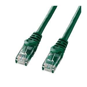 Sanwa Supply CAT6 LAN Cable (3m) UTP 1Gbps/250MHz RJ45 Anti-Snapping Green LA-Y6-03G