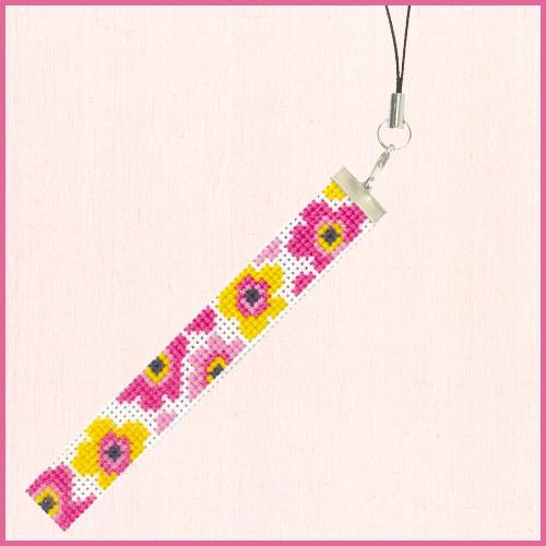 Olimpas Silk Nordic-Style Cute Cross-Stitch Strap (Long Type) Petite Flower