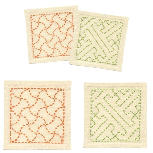 Olimpas Silk Sashiko Kit / Weight Chain & Sashiko Pattern 265