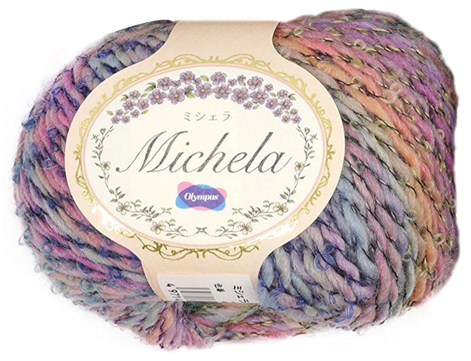 Olimpas Seis Michela Yarn Medium Weight Col.2 Purple Family 35g Approx. 110m