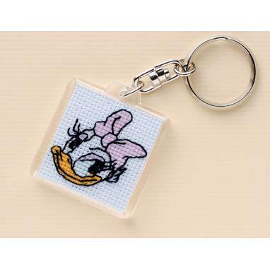 Olimpas Silk Keyring Embroidery Kit Disney Daisy Duck KS-66
