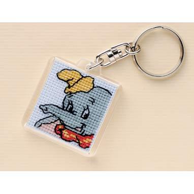 Olimpas Silk Key Ring Embroidery Kit Disney Dumbo KS-70