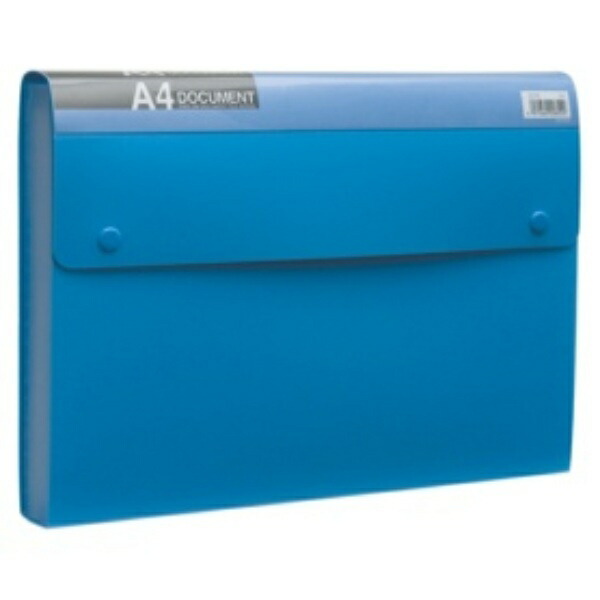King Jim Document File Economy Type 13-Pocket A4 Blue 2274-B
